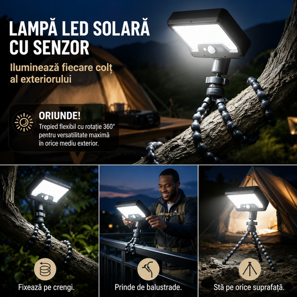 Lumină Solară Magnetică Exterior Premium