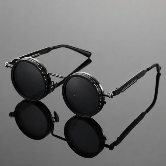 Ochelari Retro Milano - Unisex,  Luminozitate reglabilă! Cadou Toc Ochelari + Lavetă Microfibră!