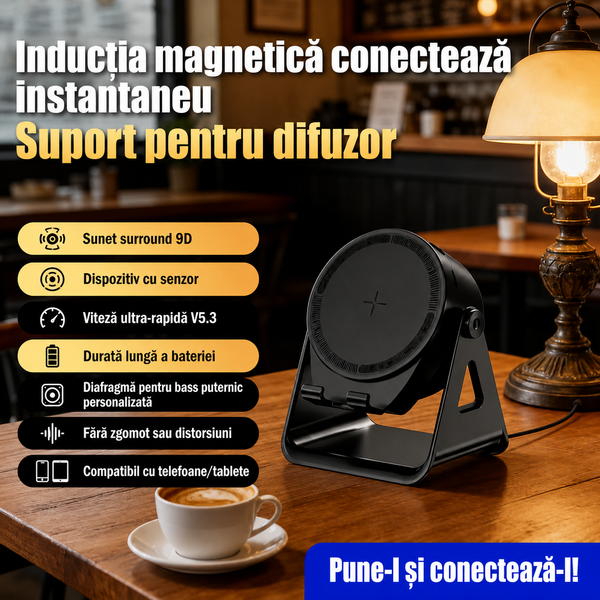 Boxă Bluetooth Magnetică Multifuncțională